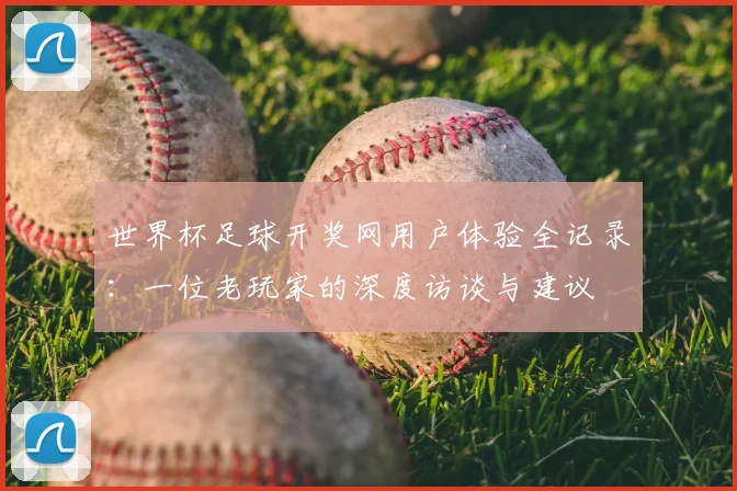世界杯足球开奖网用户体验全记录：一位老玩家的深度访谈与建议